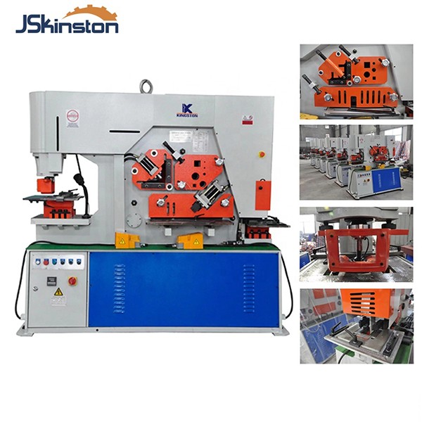 Kingston Brand Double Cylinder Hydraulic Ironworker Machine KIW-120 - Image 1